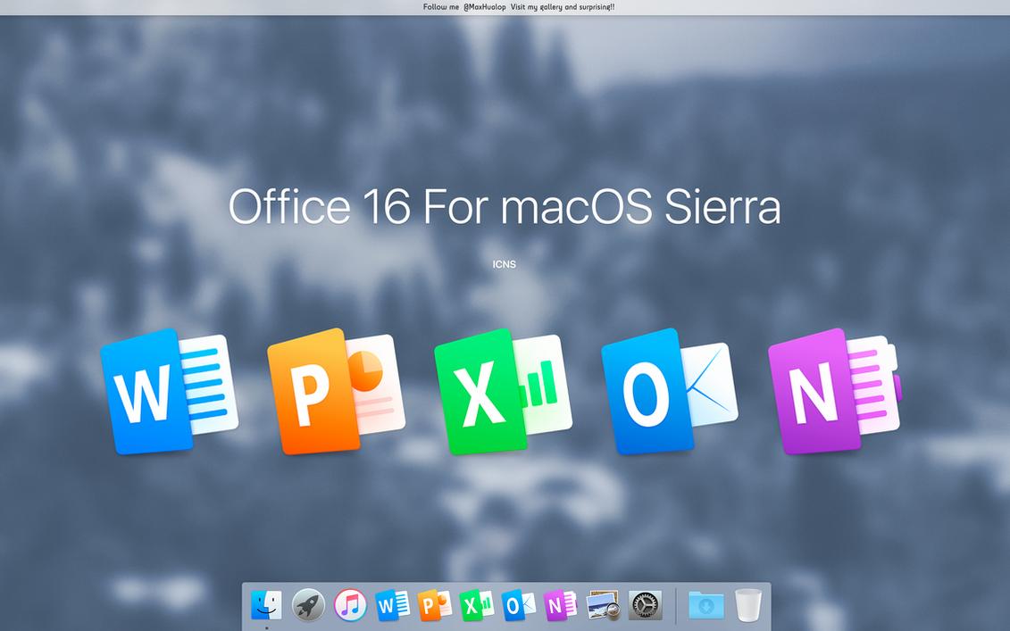microsoft office 2016 for mac os sierra